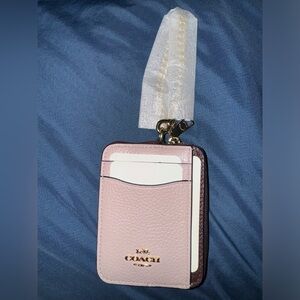 Coach zip card case wallet